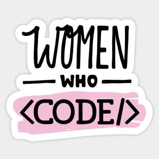 Women Who Code Sticker